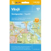 17 Växjö Sverigeserien 1:50 000